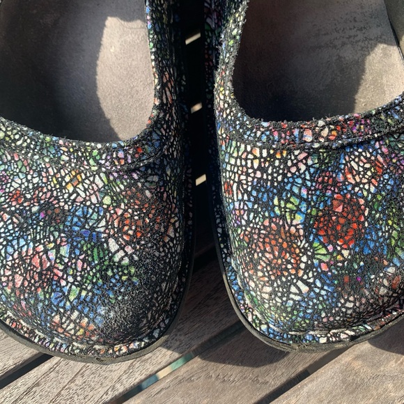 Alegria Belle Cathedral Multi color Professional mary janes size 37 - Picture 2 of 9